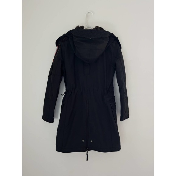 Parajumpers Women's‎ Midseason Lightweight Series Parka in Black Size Small - Picture 3 of 10